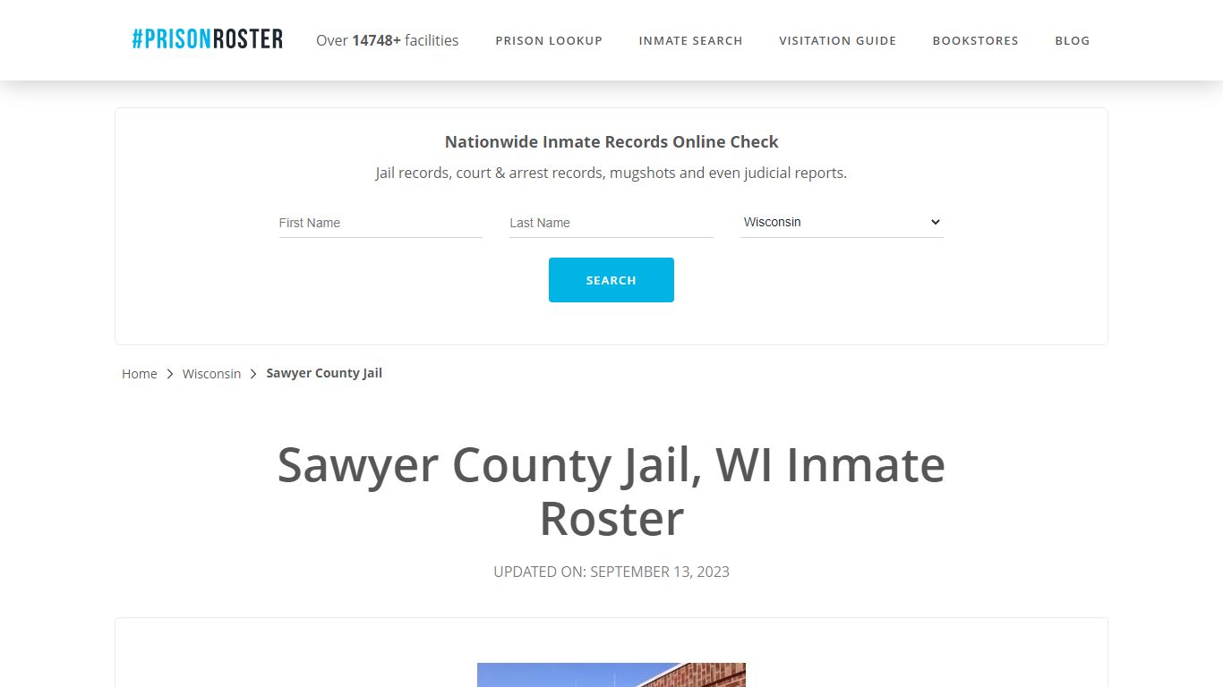 Sawyer County Jail, WI Inmate Roster - Prisonroster